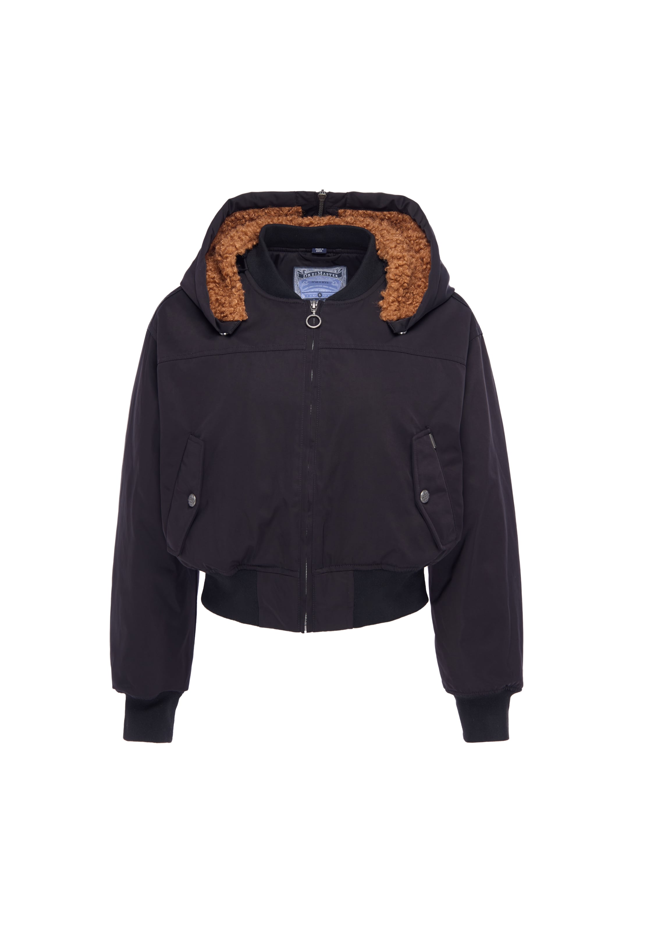 DreiMaster Vintage - Chaqueta de entretiempo en negro: frente