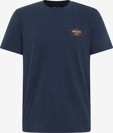 MUSTANG Shirt 'Austin' in Blau: Vorderseite