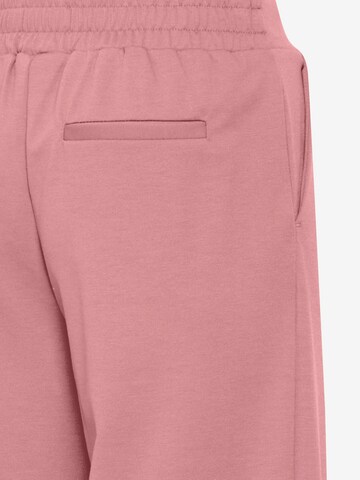 ICHI Wide leg Chino 'Kate' in Roze