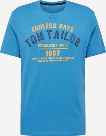 TOM TAILOR Shirt in Blauw: voorkant