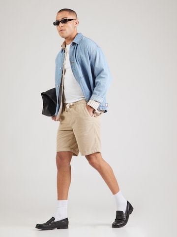 Regular Pantalon Lindbergh en gris