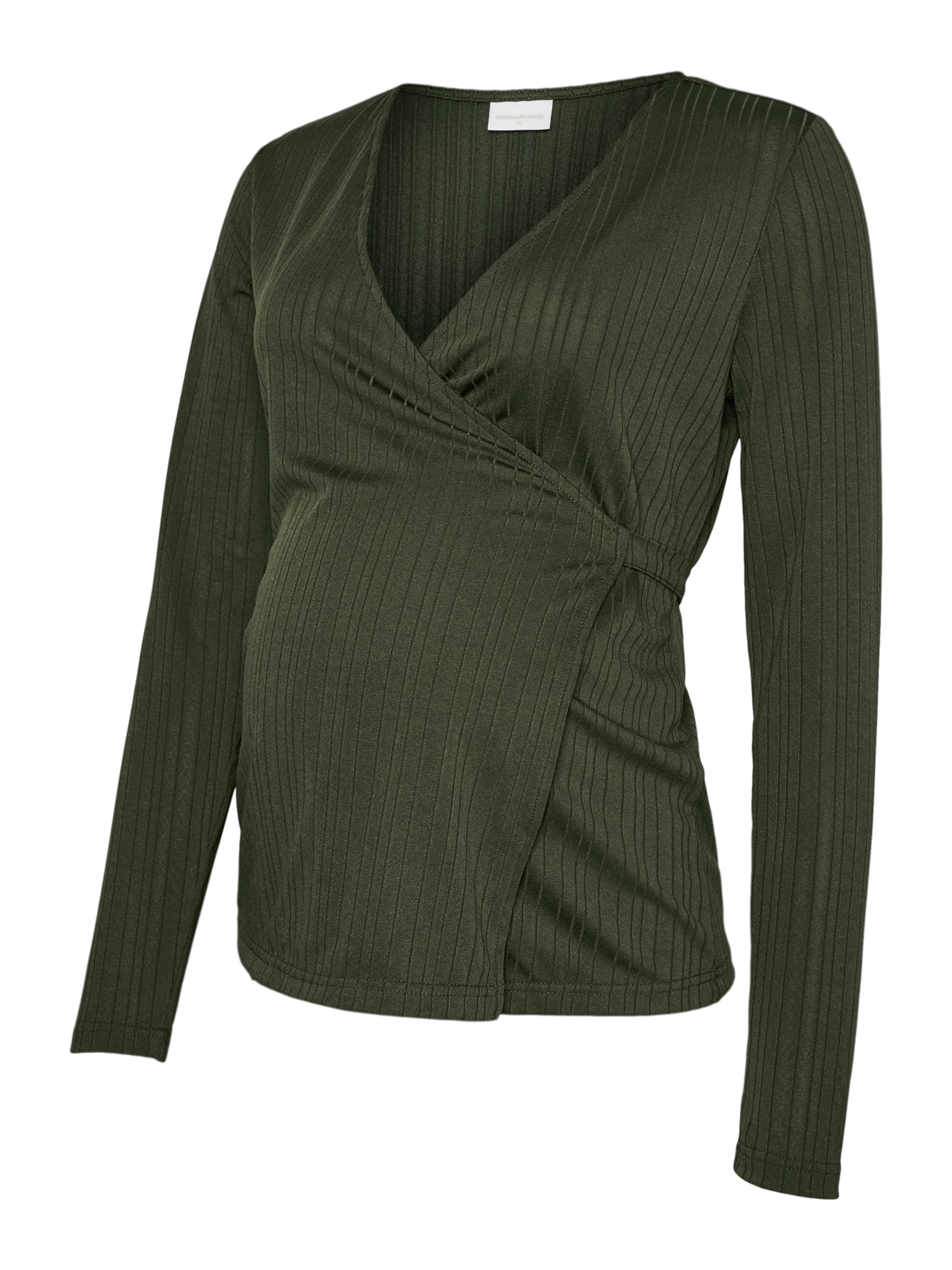 MAMALICIOUS - Blusa 'MLALAJDI TESS' en verde: frente