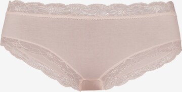 Culotte ' Cotton Lace ' Hanro en rose : devant