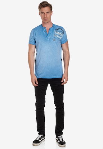 Rusty Neal T-Shirt in Blau