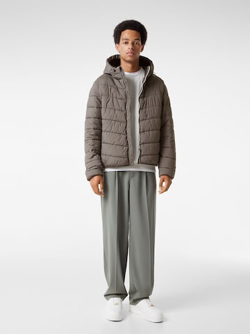 Bershka Between-Season Jacket in Grey