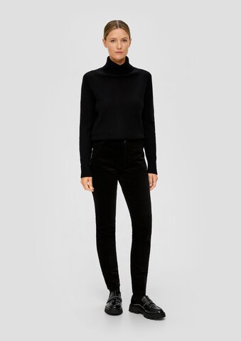 Coupe slim Pantalon s.Oliver en noir