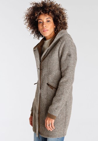 POLARINO Mantel in Braun