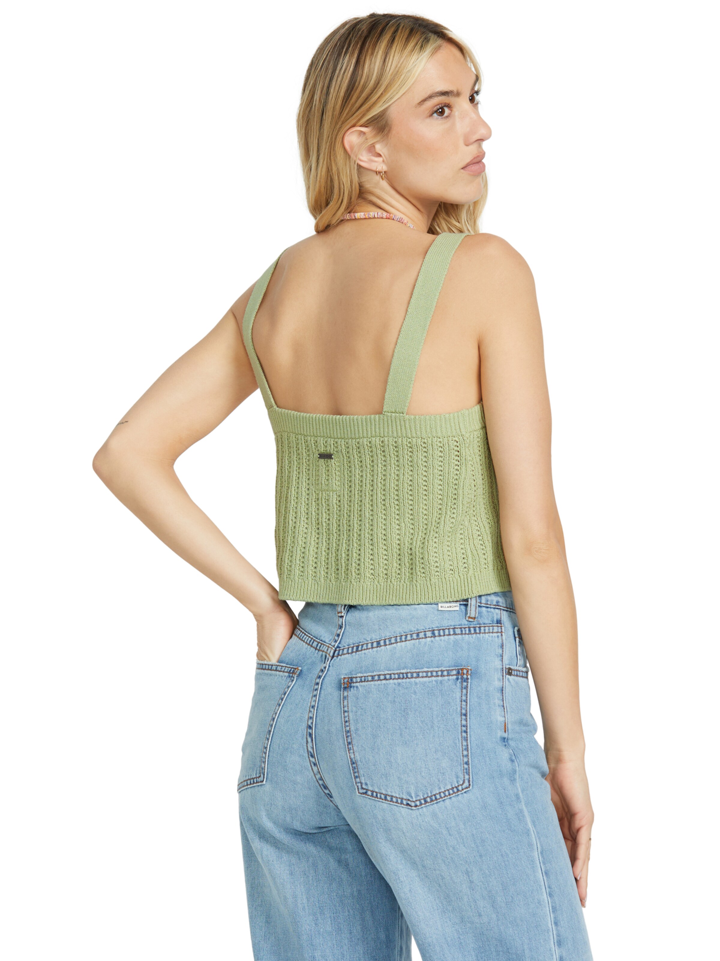 BILLABONG Gebreide top 'Tropic Rome' in Groen