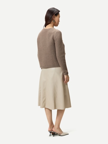Cardigan 'Textured Knit Cashmere Jacket-Style Cardigan' GOBI Cashmere en gris