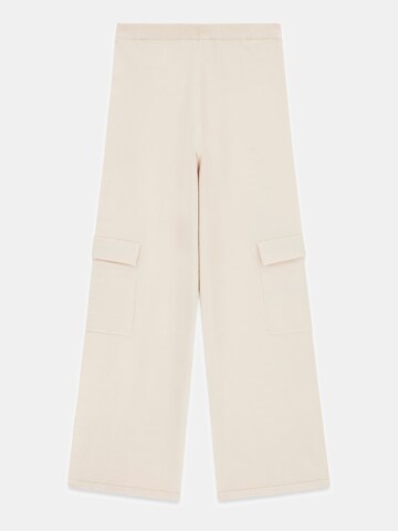 GUESS Wide Leg Hose in Beige