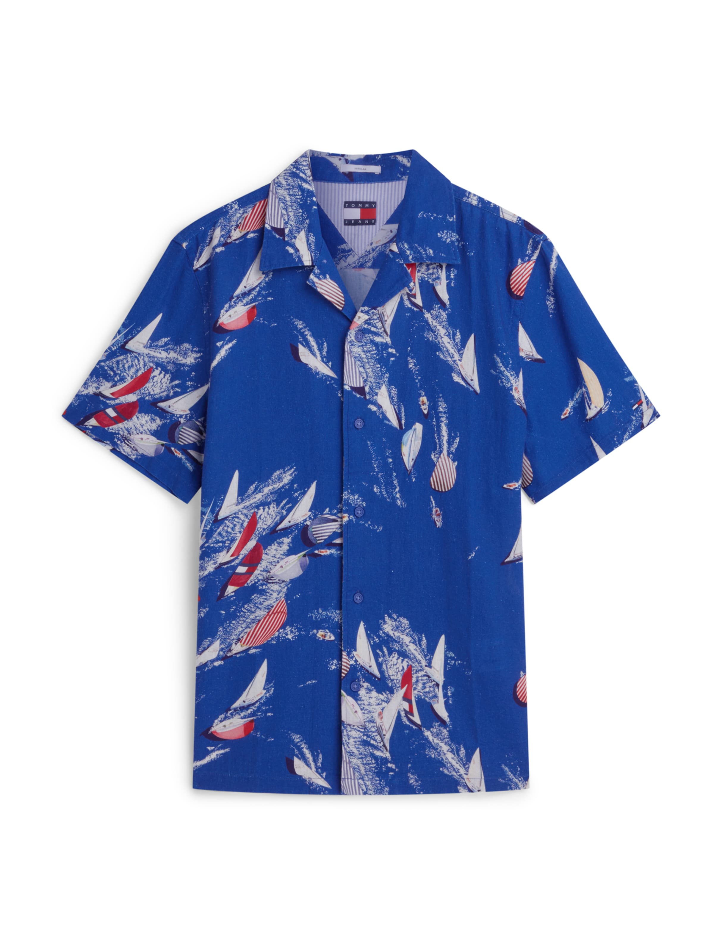 Regular fit Camicia di Tommy Jeans in blu: frontale