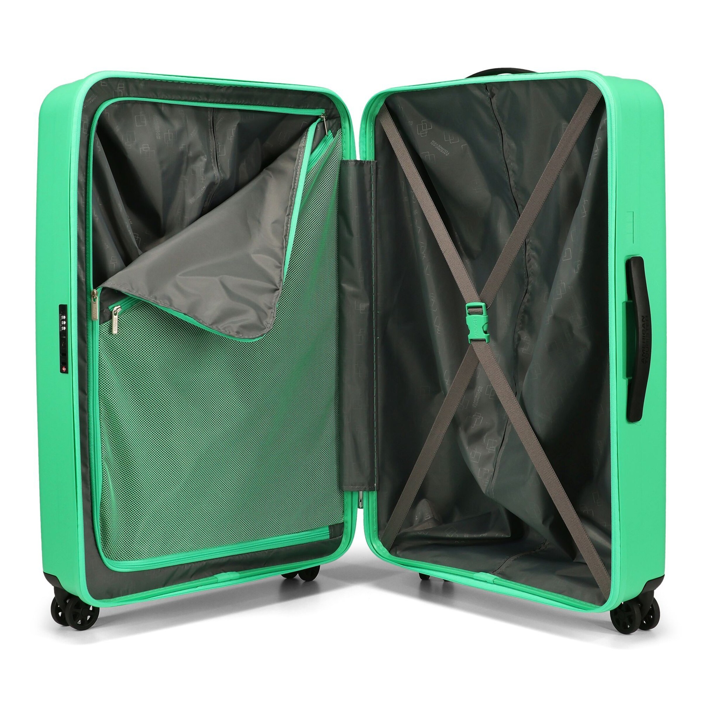 American Tourister Trolley 'Rejoy ' in Grün