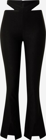 Tally Weijl Flared Trousers in Black: front