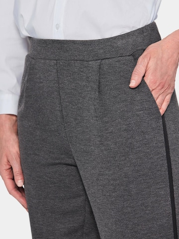 Regular Pantalon 'LOUISA' Goldner en gris