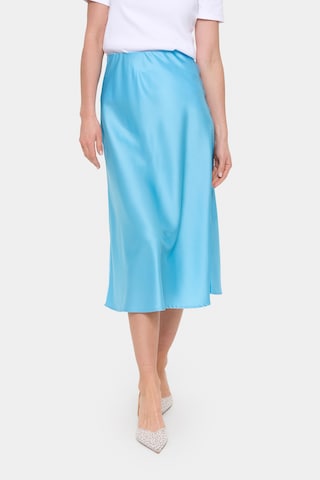 SAINT TROPEZ - Falda en azul: frente