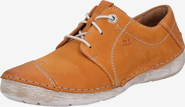 JOSEF SEIBEL Lace-Up Shoes in Orange: front
