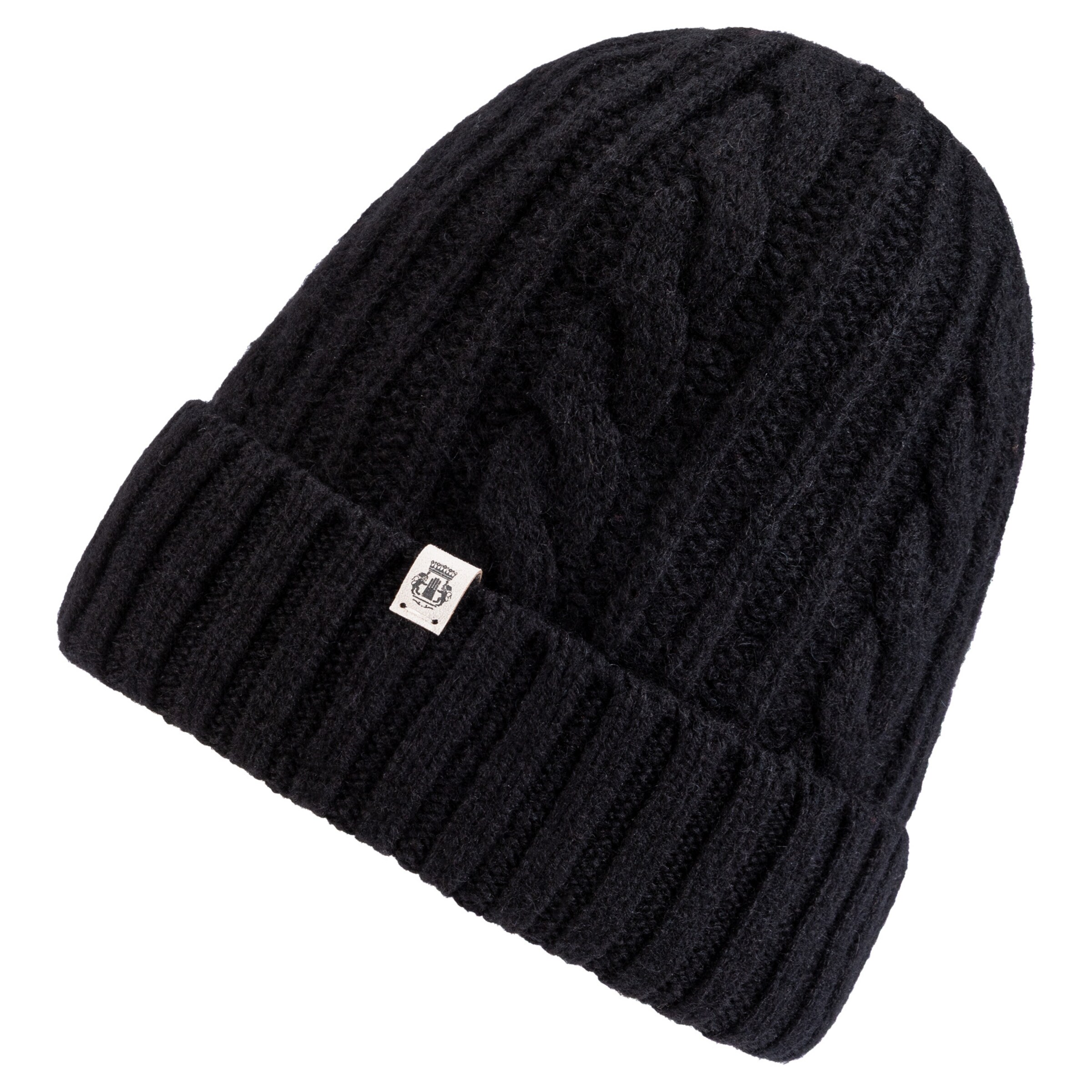 Roeckl Mütze 'CABLED CHARM' in schwarz, Produktansicht