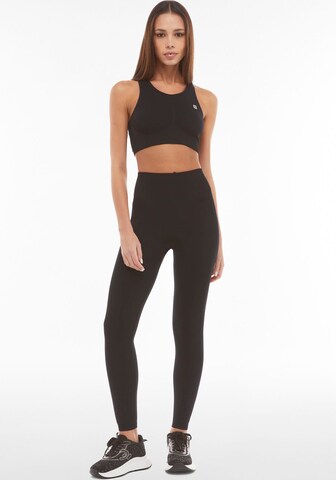 Freddy Skinny Workout Pants in Black