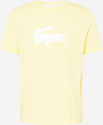 Maglietta di LACOSTE in giallo: frontale