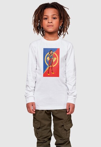 T-Shirt 'The Marvels - Cutout Pose' ABSOLUTE CULT en blanc : devant