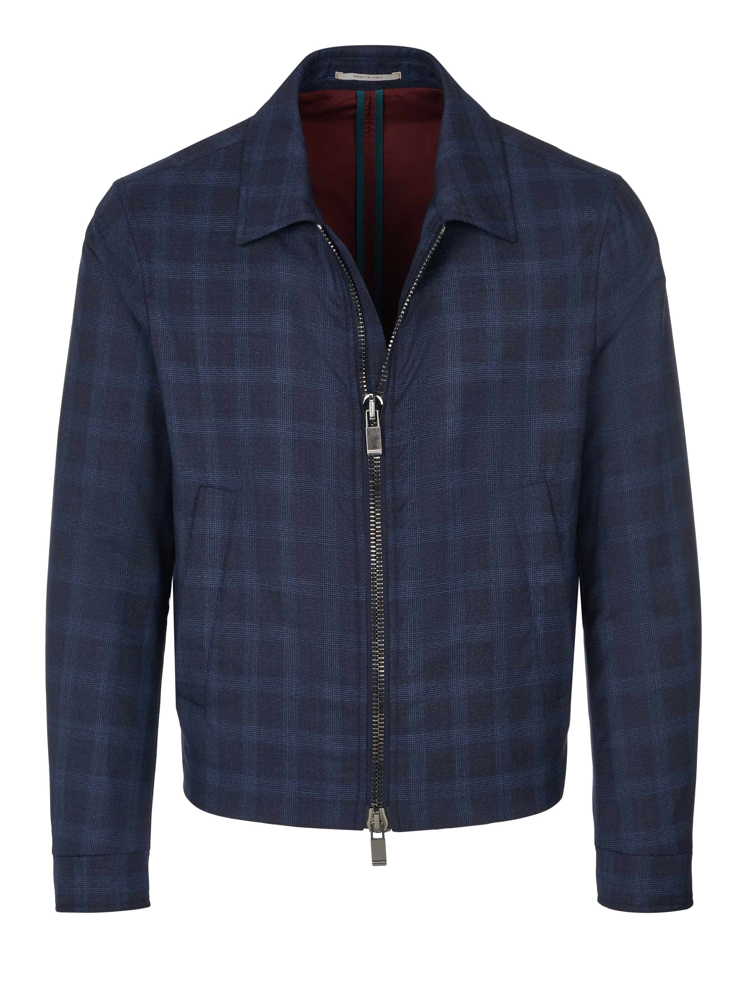 PAL ZILERI Between-Season Jacket in Blue: front