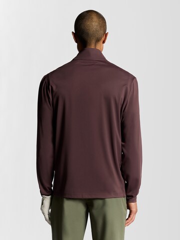 Lyle & Scott Sweatshirt 'Golf Course' in Lila