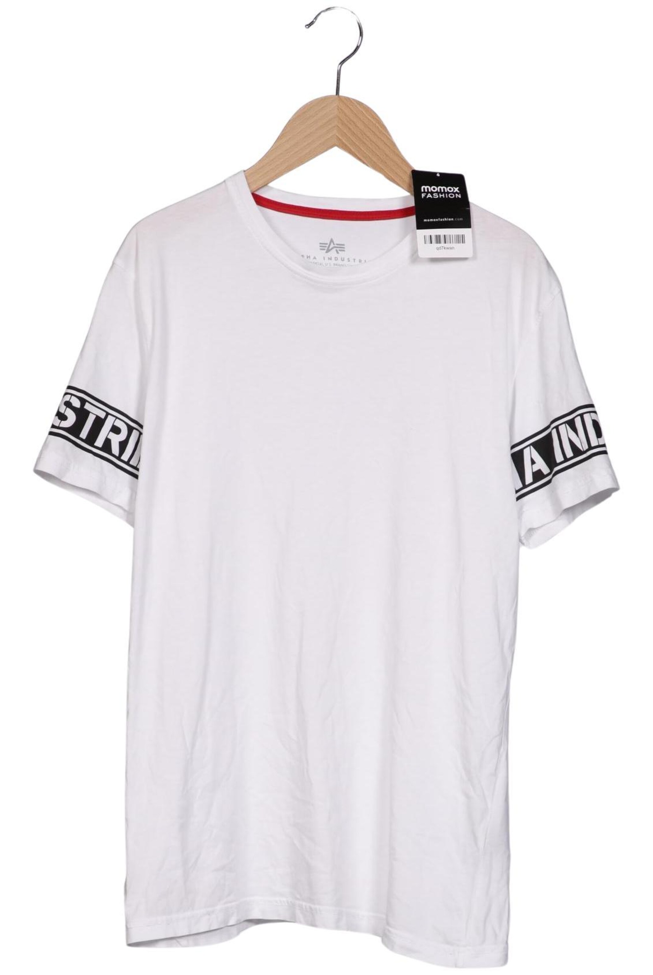 ALPHA INDUSTRIES Shirt in M in White: front