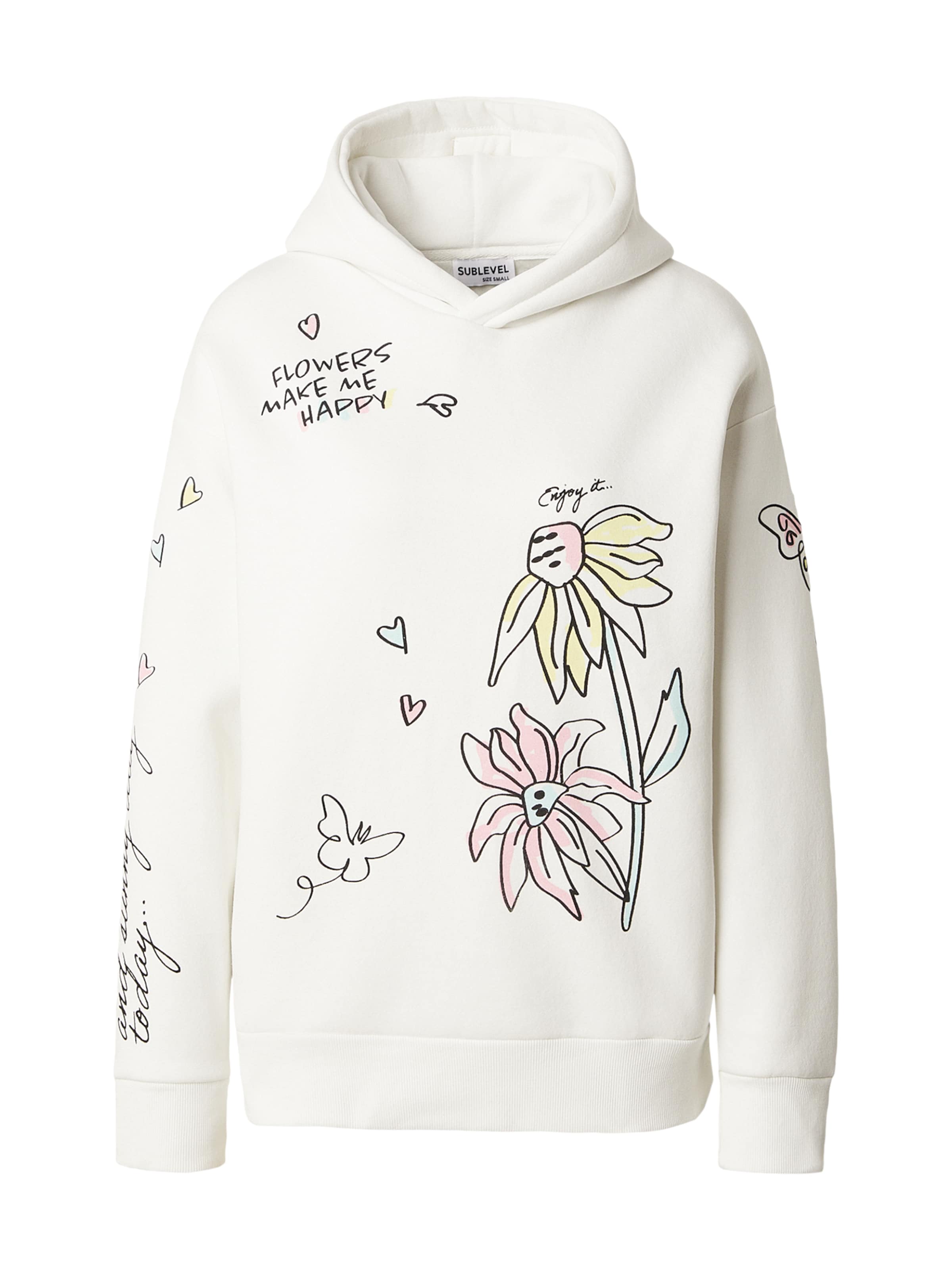 Sublevel Tréning póló - fehér: elől