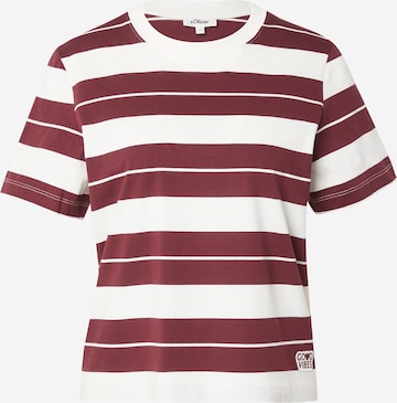 T-shirt s.Oliver en rouge : devant