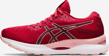 ASICS Buty do biegania 'Gel Nimbus 24' w kolorze czerwony: przód