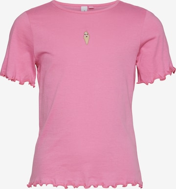 Vero Moda Girl T-shirt 'POPSICLE' i rosa: framsida