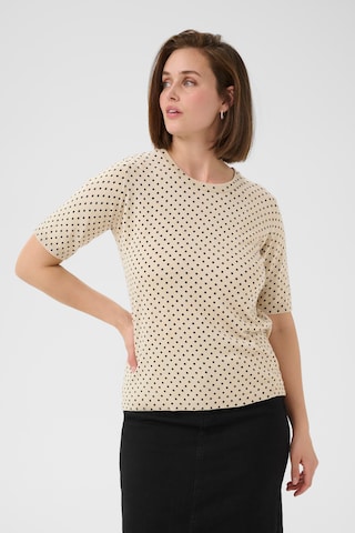 Kaffe Trui 'KALiz' in Beige: voorkant