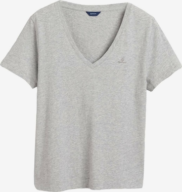 T-shirt GANT en gris : devant