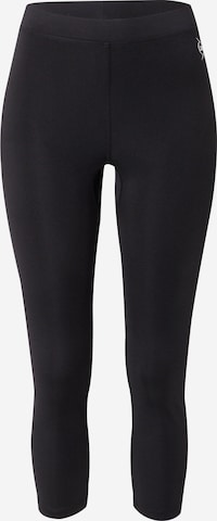 Skinny Pantaloni sport de la DUNLOP pe negru: față