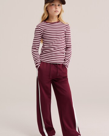 WE Fashion Loosefit Hose in Rot: Vorderseite