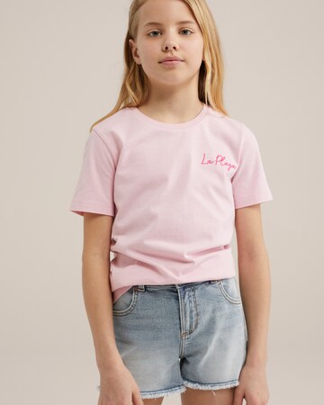 WE Fashion Shirt in Pink: Vorderseite