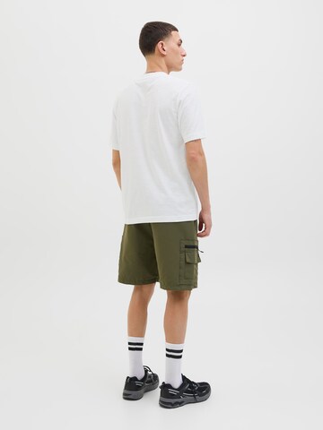 JACK & JONES Тениска 'JCOSago' в бяло