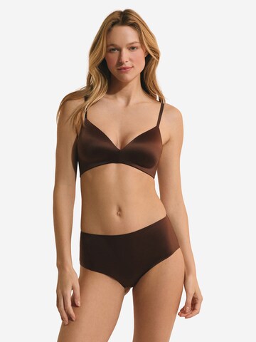 Culotte 'Pure Glow' ETAM en marron : devant