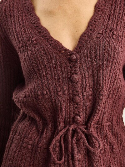 Bianco Lucci Casaco de malha em chocolate, Vista do artigo