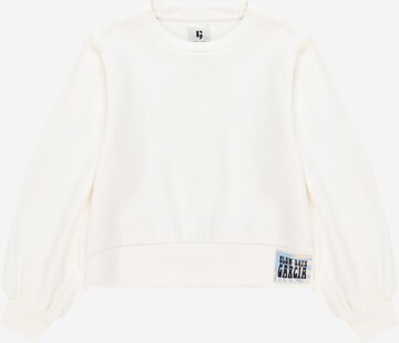 GARCIA Sweatshirt i vit: framsida