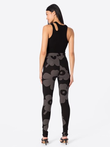 Marimekko Skinny Leggings 'Vildis Juhlaunikko' in Schwarz