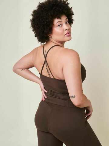 Copenhagen Cartel Top ' Adorn ' in Brown: back
