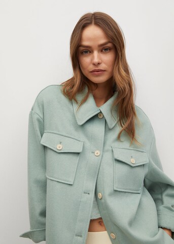 MANGO Between-Season Jacket in Green