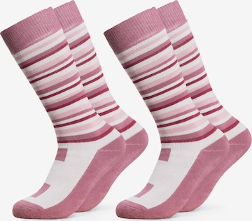 Occulto Sportsokken in Roze: voorkant