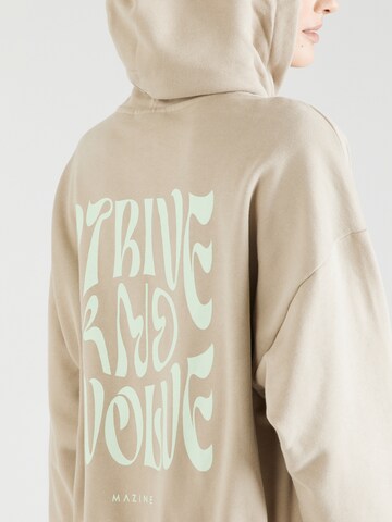 mazine Sweatshirt 'Donelly' in Beige