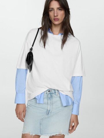 Jupe 'ELENA' MANGO en bleu