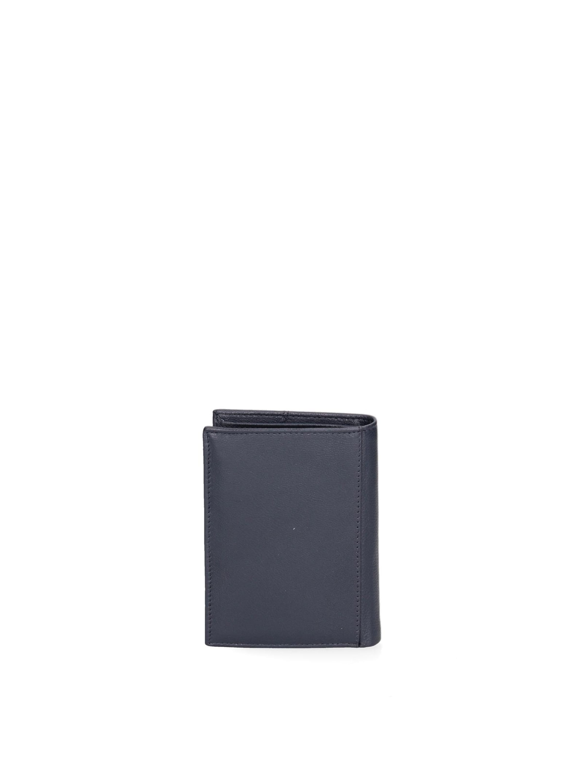 Portamonete 'Portafoglio Uomo Sergio Tacchini Vera Pelle Compatto 9x12,5 cm' di Sergio Tacchini in blu