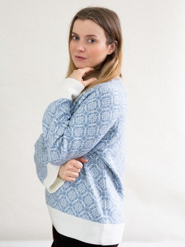 KOPYTO Oversized sweater 'BARIBAL' in Blue
