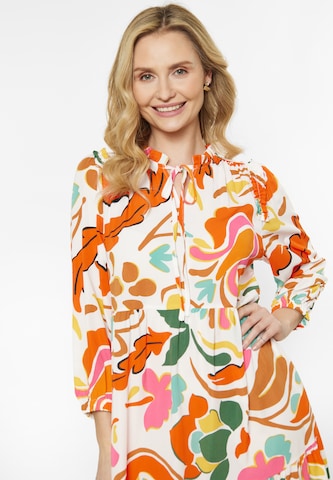 Usha Dress in Orange