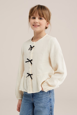 WE Fashion Bluse in Beige: Vorderseite